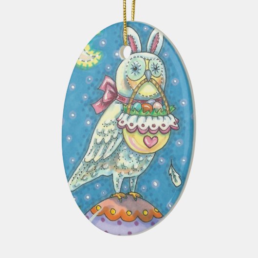 MAGIC BARN OWL, EASTER EGG BASKET, VOD 2020 KERAMIK ORNAMENT (Links)
