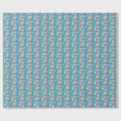 MAGIC BARN OWL, EASTER EGG BASKET WRAPPPAPIER GESCHENKPAPIER (Flach)
