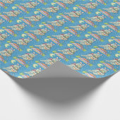 MAGIC BARN OWL, EASTER EGG BASKET WRAPPPAPIER GESCHENKPAPIER (Ecke)
