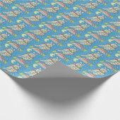 MAGIC BARN OWL, EASTER EGG BASKET WRAPPPAPIER GESCHENKPAPIER (Ecke)