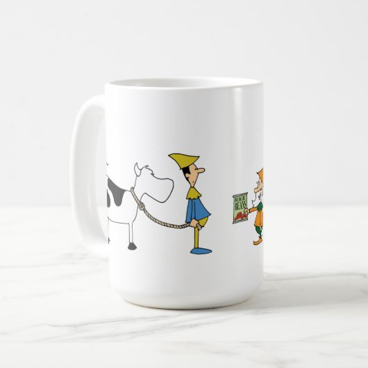 Magic Bean Tasse (Vorderseite Links)