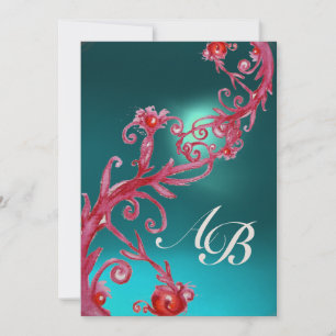 MAGIC BERRIES 3,MONOGRAM-Agglomerat aus metallisch Einladung