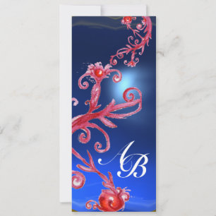 MAGIC BERRIES 4,MONOGRAM Roter Saphir Einladung