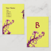 MAGIC BERRIES 4 MONOGRAM VISITENKARTE (Vorne/Hinten)