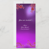 MAGIC BERRIES 4,MONOGRAMM lila Eis Einladung (Rückseite)