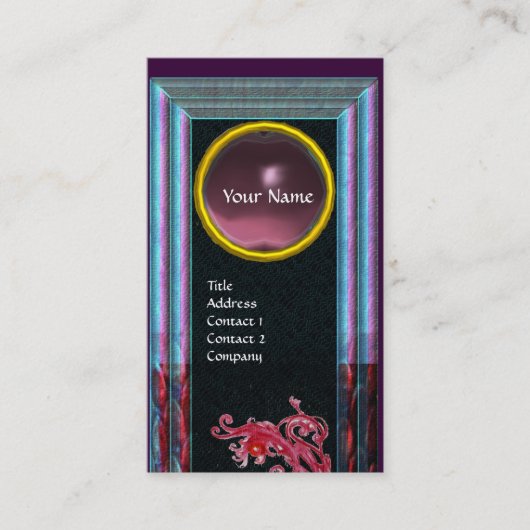 MAGIC BERRIES gem MONOGRAM Visitenkarte (Vorderseite)
