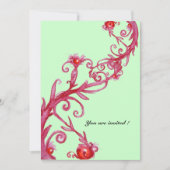 MAGIC BERRIES, grün Einladung (Vorderseite)