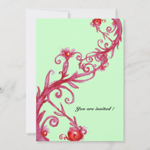 MAGIC BERRIES, grün Einladung