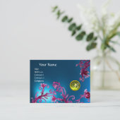 MAGIC BERRIES MONOGRAM, Blauer Saphir, Topaz gelb Visitenkarte (Stehend Vorderseite)