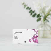 MAGIC BERRIES MONOGRAM Edelsteine Visitenkarte (Stehend Vorderseite)