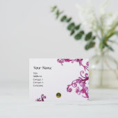 MAGIC BERRIES MONOGRAM Perlgrauperle Visitenkarte (Stehend Vorderseite)