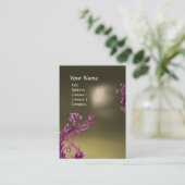 MAGIC BERRIES MONOGRAM ruby Visitenkarte (Stehend Vorderseite)