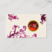 MAGIC BERRIES MONOGRAM Swirl Edelcreme Visitenkarte (Rückseite)