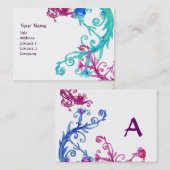 MAGIC BERRIES MONOGRAM Swirl Visitenkarte (Vorne/Hinten)