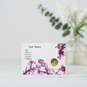 MAGIC BERRIES MONOGRAM, Topaz-Gelbe Perle Visitenkarte (Stehend Vorderseite)