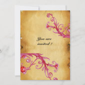 MAGIC BERRIES MONOGRAM Wachs Siegel Perchment Einladung (Vorderseite)