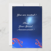 MAGIC BERRIES, MONOGRAMM-Roter Saphir Einladung (Rückseite)