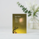 MAGIC BERRIES YELLOW TOPAZ GEM MONOGRAM VISITENKARTE (Stehend Vorderseite)