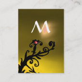 MAGIC BERRIES YELLOW TOPAZ GEM MONOGRAM VISITENKARTE (Rückseite)