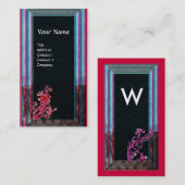 MAGIC BERRIS 6 MONOGRAMM VISITENKARTE (Vorne/Hinten)