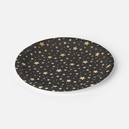 Magic Birthday Party Plate machen Pappteller (Schrägansicht)