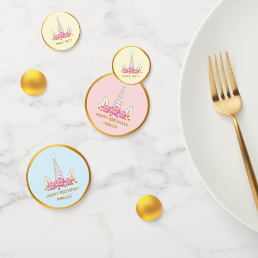 Magic Birthday Unicorn Konfetti (Gruppe)