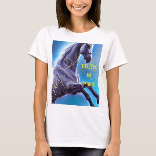 magic blue horse T-Shirt (Vorderseite)