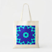 Magic Blue kaleidoscope flourished Tragetasche (Vorne)