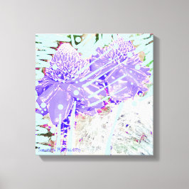 Magic Blue Water Rose Leinwanddruck