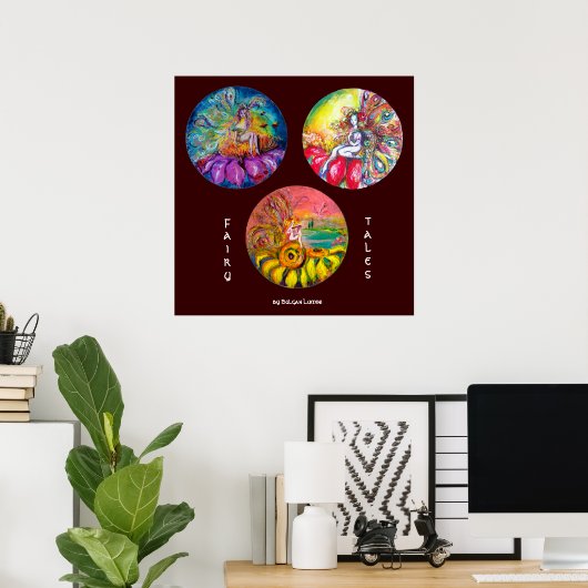 MAGIC BLUME FAIRIES POSTER (Heimbüro)