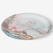 Magic Boho Storybook Babydusche Pappteller (Schrägansicht)