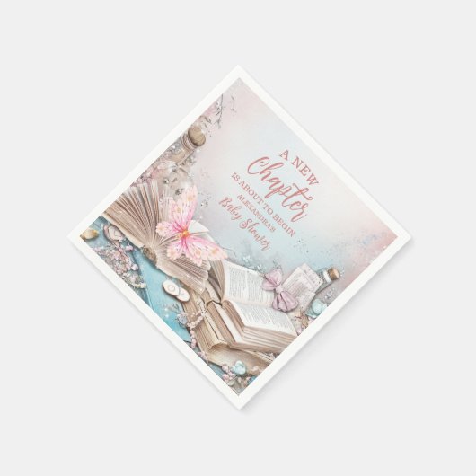 Magic Boho Storybook Babydusche Serviette (Ecke)