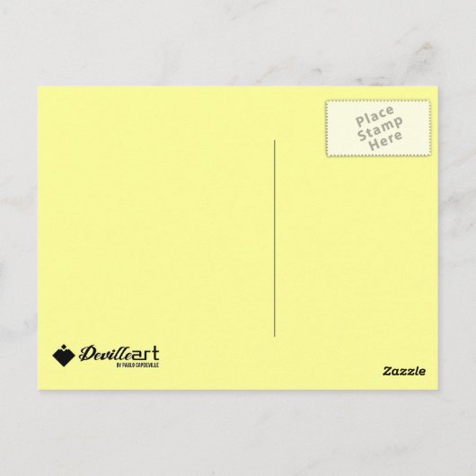 Magic Book Postkarte (Rückseite)