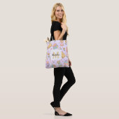Magic Books Tote Bag Girly Purple Tasche (Am Model)