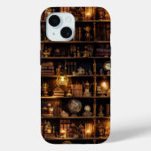 Magic Bookshelf Steampunk Case-Mate iPhone Hülle (Rückseite)