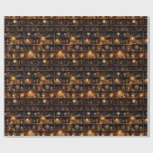 Magic Bookshelf Steampunk Geschenkpapier (Flach)