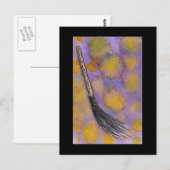 Magic Broom Postcard Postkarte (Vorne/Hinten)