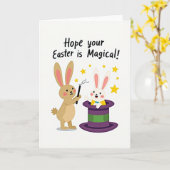 Magic Bunnies Holiday Card Karte (Gelbe Blume)