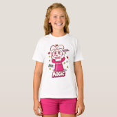 Magic Bunny Funny Niedlich T-Shirt (Vorne ganz)