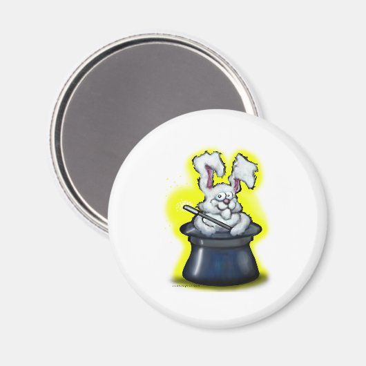 Magic Bunny Magnet (Vorderseite/Rückseite)