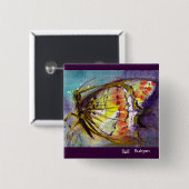 MAGIC BUTTERFLEGE IN BLAU BUTTON (Vorne & Hinten)