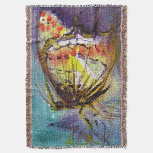 MAGIC BUTTERFLEGE IN BLAU DECKE (Vorderseite Vertikal)