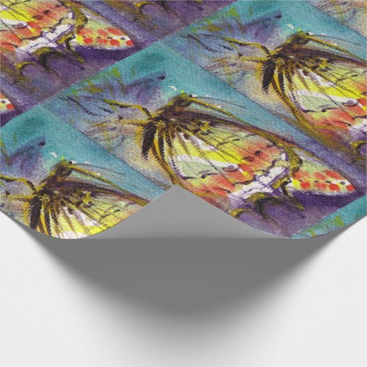 MAGIC BUTTERFLEGE IN BLAU GESCHENKPAPIER (Ecke)