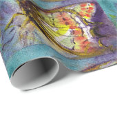 MAGIC BUTTERFLEGE IN BLAU GESCHENKPAPIER (Rolleneckpunkt)