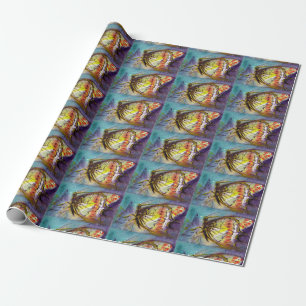 MAGIC BUTTERFLEGE IN BLAU GESCHENKPAPIER