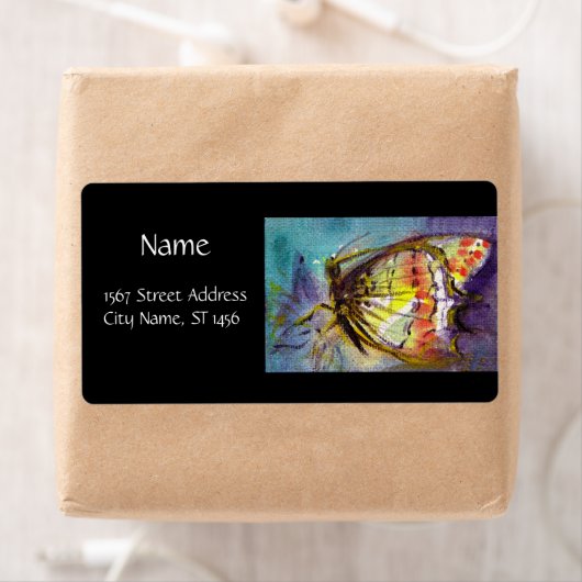 MAGIC BUTTERFLIBE IN BLAU Black (Insitu)