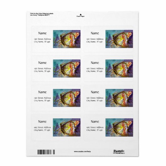 MAGIC BUTTERFLÖSUNG IN BLAU White (Vorne)