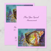 MAGIC BUTTERFLY EINLADUNG (Vorne/Hinten)