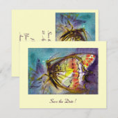 MAGIC BUTTERFLY EINLADUNG (Vorne/Hinten)