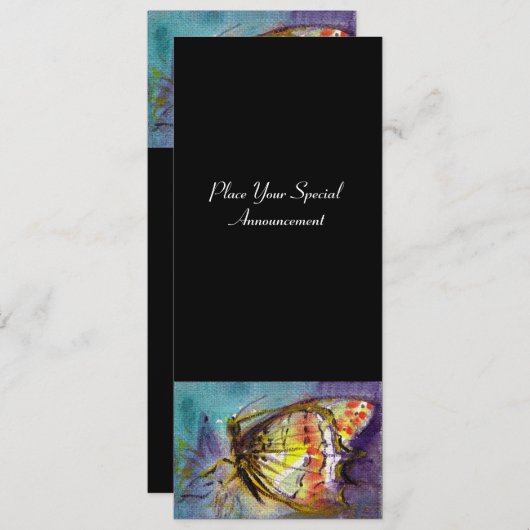 MAGIC BUTTERFLY EINLADUNG (Vorne/Hinten)